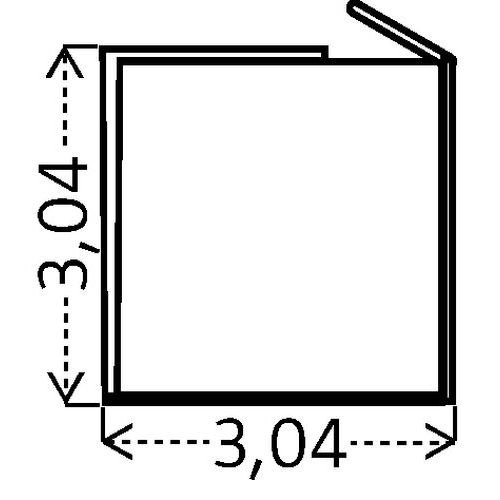 Ort für die Türen A, B oder C bei der Bestellung angeben. Die Türen öffnen sich nur nach außen. Abmessungen über alles in m.