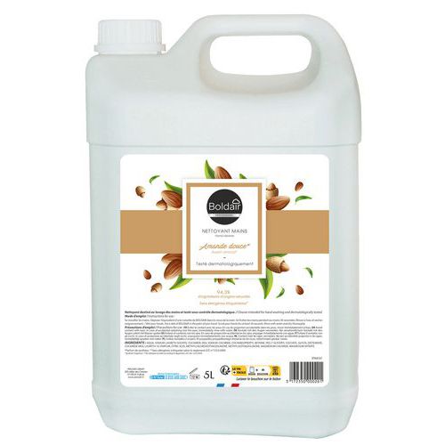 Nettoyant mains amande douce - 5L - Boldair