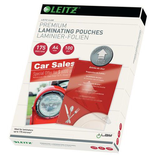 Laminierfolie UDT, A4, 175 µm, 100 Stück, Leitz