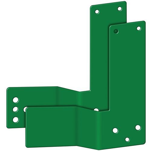 Accessoire pour alarme de poignée - Plaque de montage coudée
