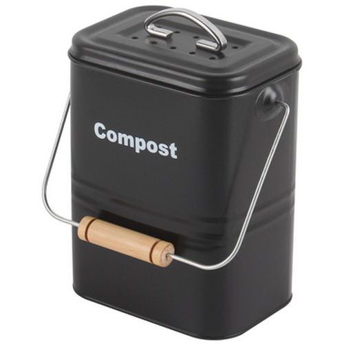 Poubelle de compostage avec filtre charbon - 3 L - Arvix