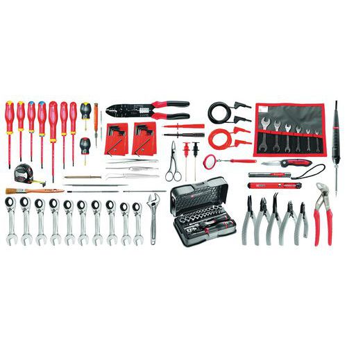 Composition électricien 102 outils 2138.EL34 - Facom Composition électricien 102 outils 2138.EL34 - Facom