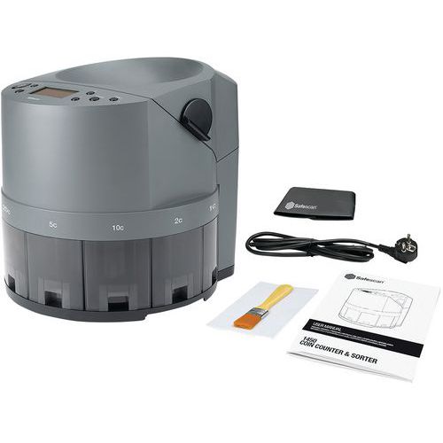 Münzzähler und -sortierer - für große Mengen - Safescan 1450 Manutan