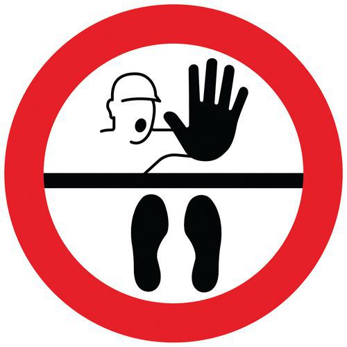 Bodenmarkierung für Social Distancing - Stopp Bodenmarkierung für Social Distancing - Stopp