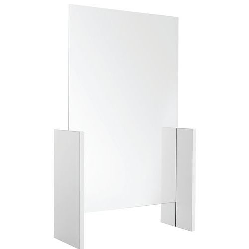 Sicherheitstrennwand aus gehärtetem Glas, modulares System