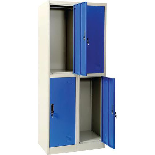 Vestiaire multicases Bleu - Manutan Vestiaire multicases Bleu - Manutan