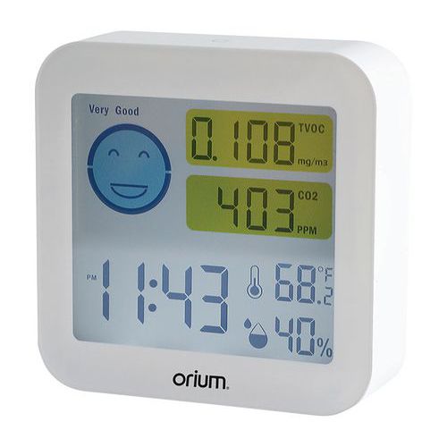 Mesureur de qualité de l'air intérieur - Quaelis 20 - Orium Mesureur de qualité de l'air intérieur - Quaelis 20 - Orium