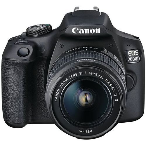 Appareil photo Reflex EOS 2000D + EF-S 18-55 IS II - Canon